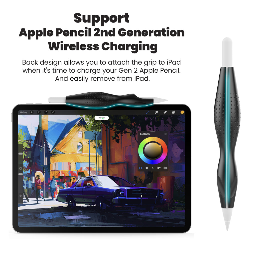 Pencil Grip for Apple Pencil 2nd, 1st, USB-C