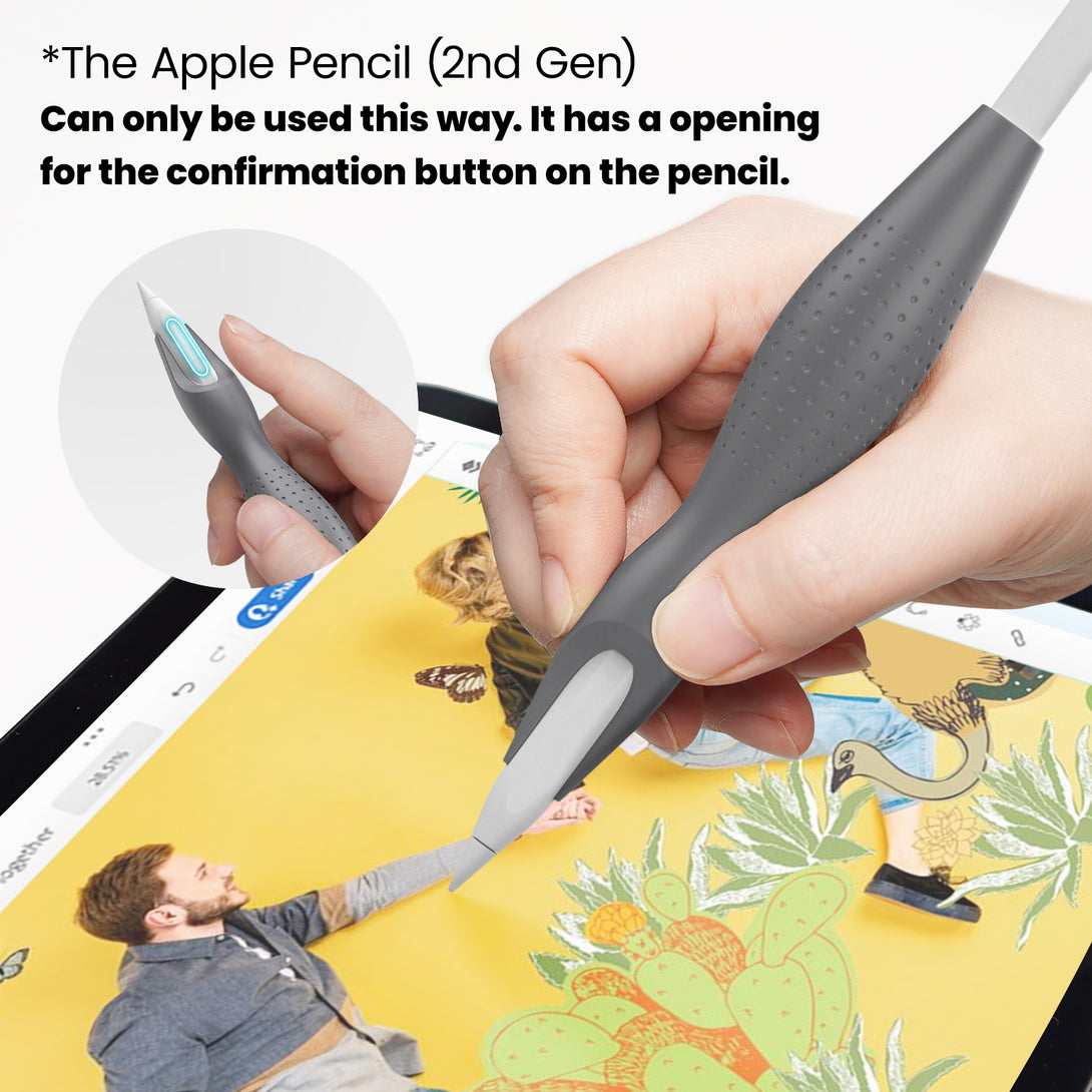 Pencil Grip for Apple Pencil 2nd, 1st, USB-C