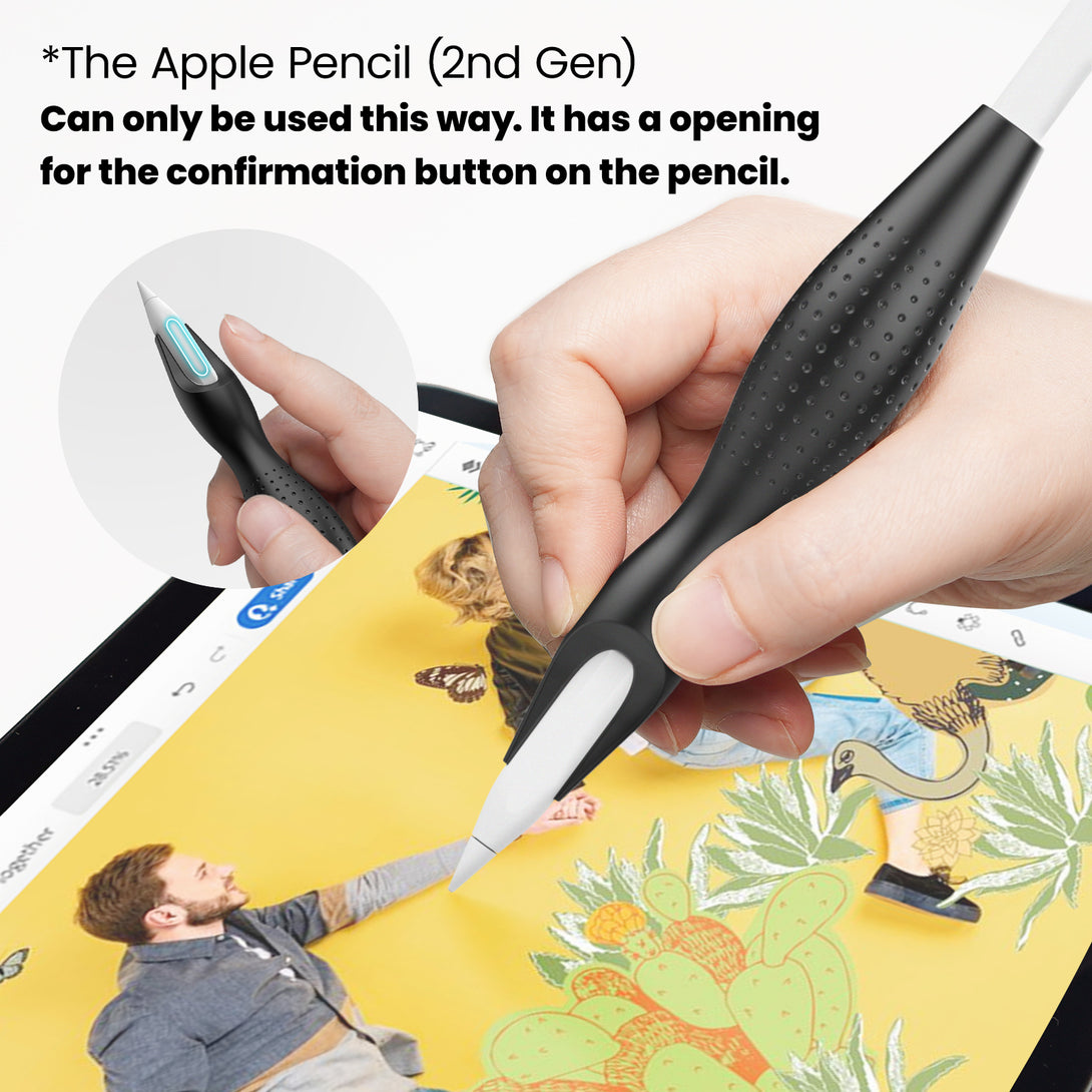 Pencil Grip for Apple Pencil 2nd, 1st, USB-C