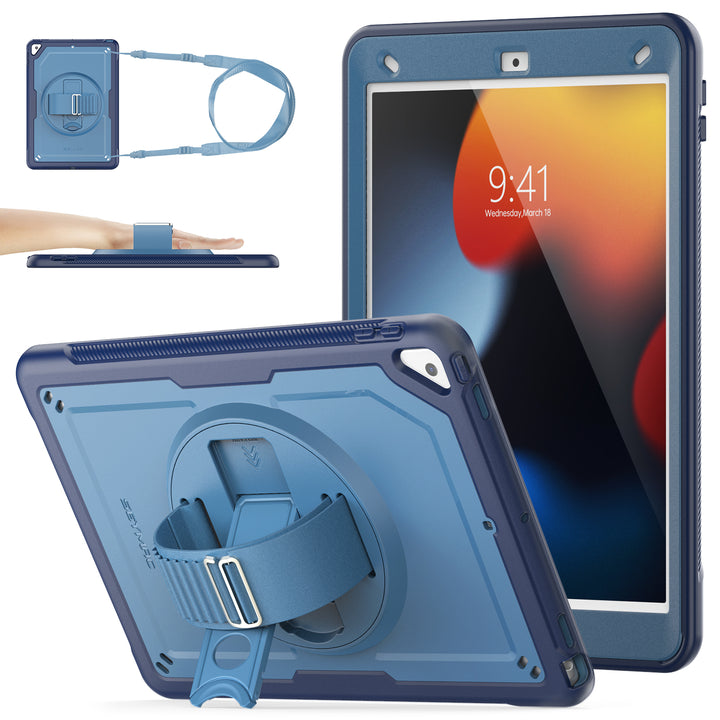 iPad 7th/8th/9th Gen 10.2 inch Case | HEX SHIELD#color_navy-blue