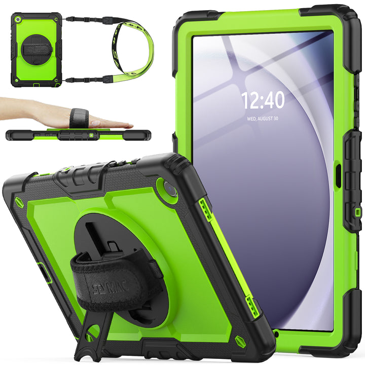 SEYMAC Case for Galaxy Tab A9 PLUS | FORT-S PRO#color_greenyellow