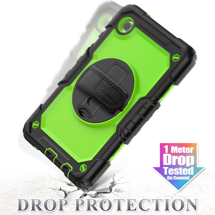 SEYMAC Case for Galaxy Tab A9 | FORT-S PRO#color_greenyellow