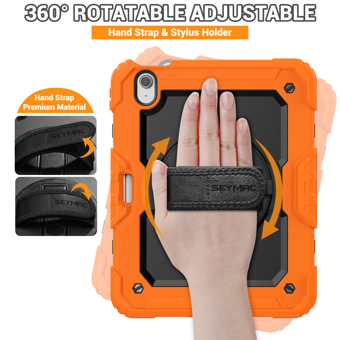 NEW iPad Air 6th Gen 11 inch Rugged Case | FORT-S PRO A8#color_orange