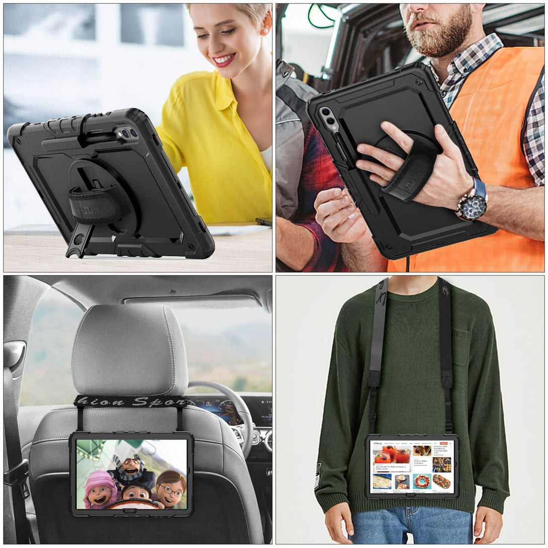 SEYMAC Case for Galaxy Tab S9 FE+ | FORT-S PRO