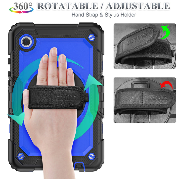 SEYMAC Case for Galaxy Tab A9 | FORT-S PRO#color_blue