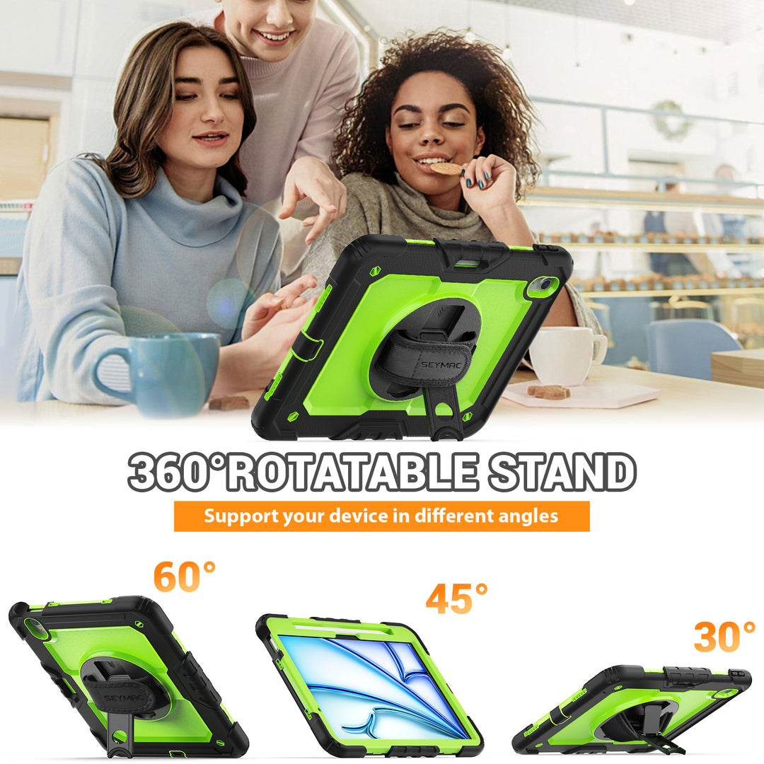 NEW iPad Air 6th Gen 11 inch Rugged Case | FORT-S PRO A8#color_greenyellow