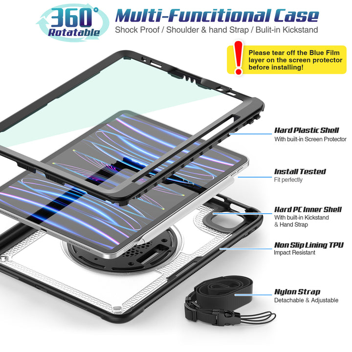 iPad Pro 11 inch Case | HEX SHIELD#color_transparent