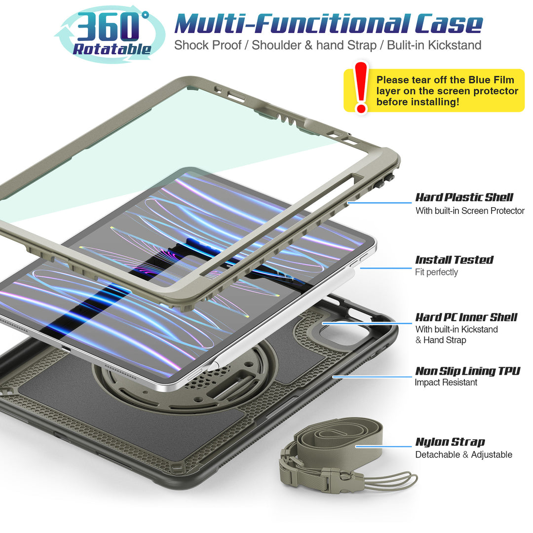 iPad Pro 11 inch Case | HEX SHIELD#color_sandstone