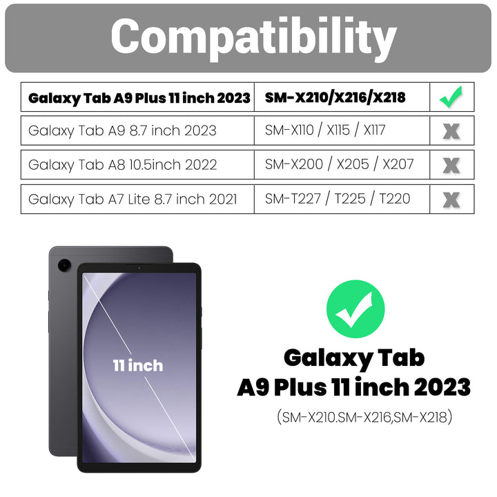 Galaxy Tab A9 Plus 11 inch Magnetic Case | MAG-C Alpha A9