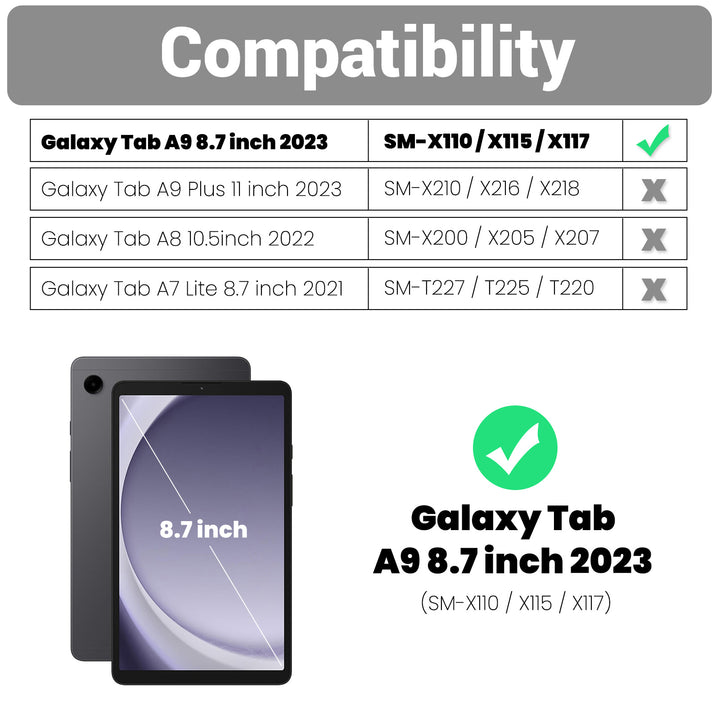 Galaxy Tab A9 8.7 inch Magnetic Case | MAG-C Alpha A9