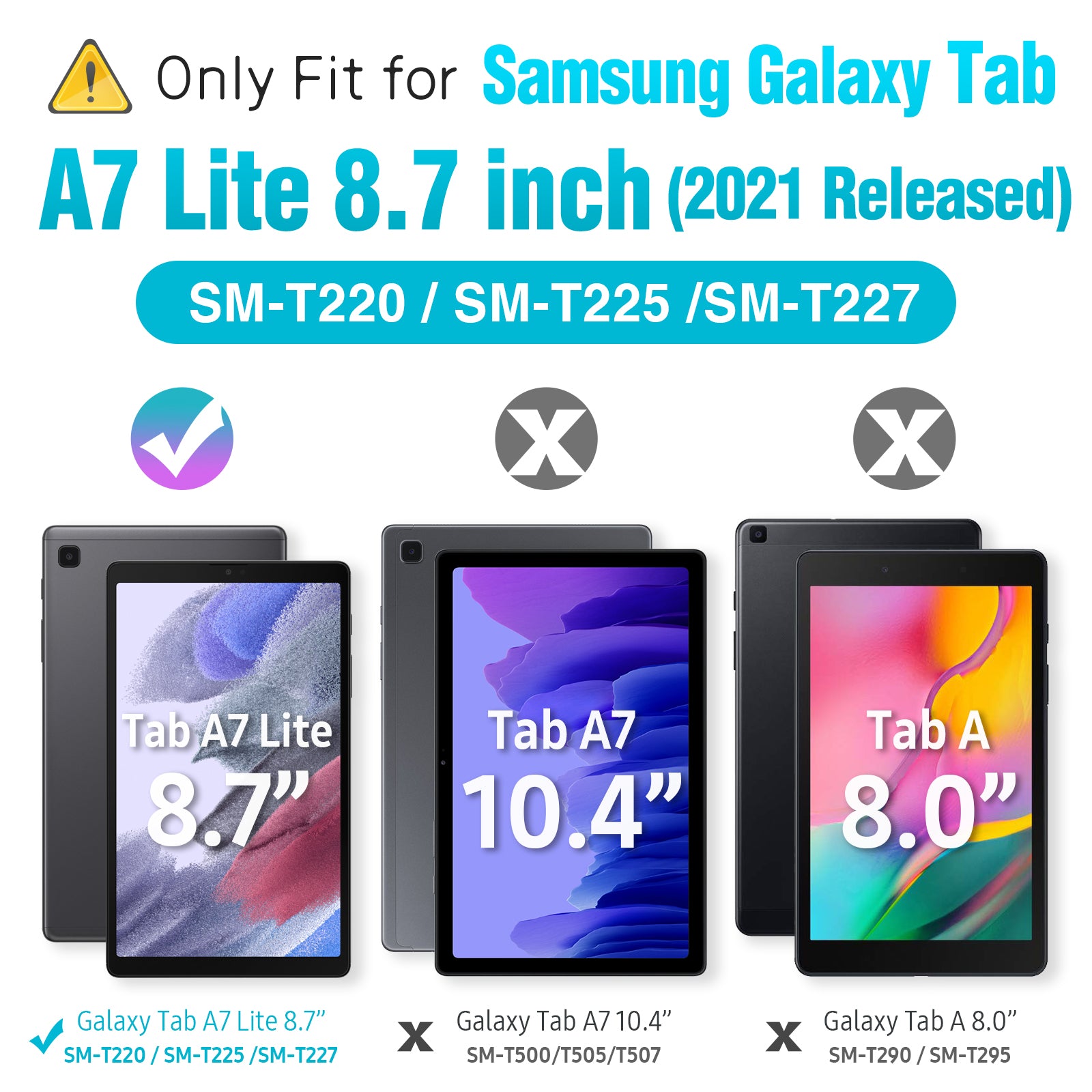 Case for Galaxy Tab A7 Lite 8.7