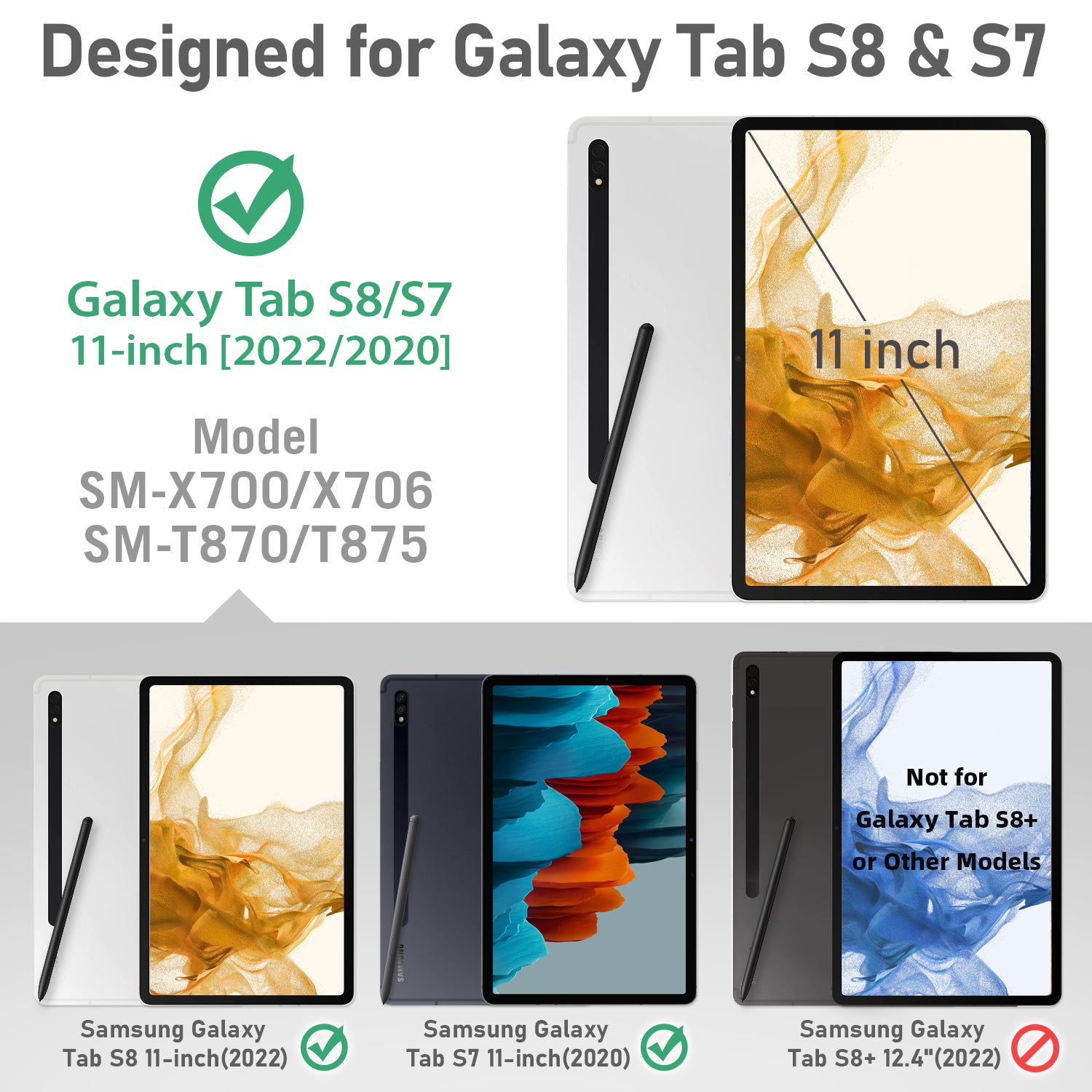 Samsung Galaxy Tab S7/S8 11 Case | FORT-S PRO – seymac