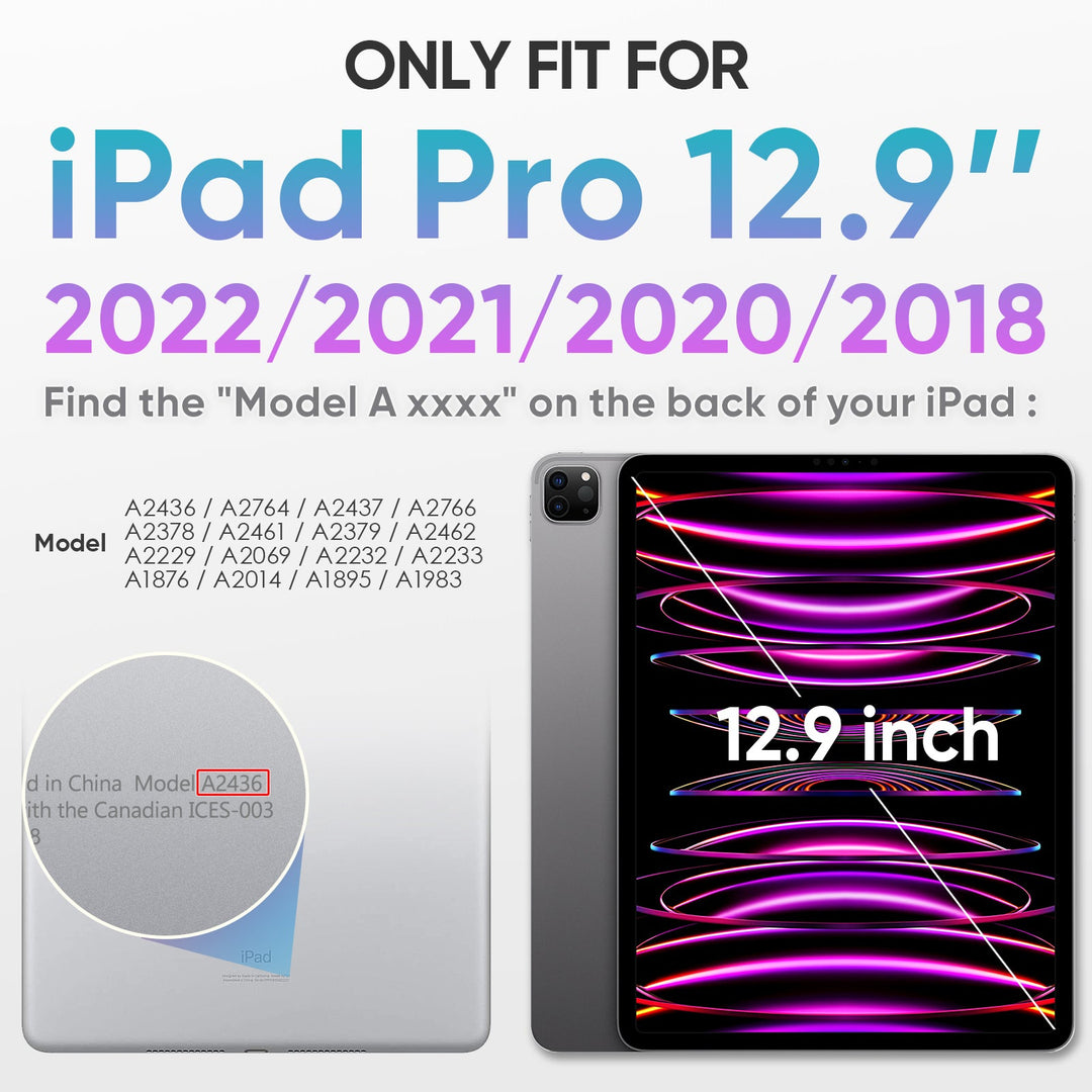 Protecteur d'écran pour iPad Pro 12.9 2018, Film de Protection